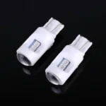 2 PCS T10 / W5W / 194 DC 12V 1.2W 6LEDs SMD-3030 Car Reading Lamp Clearance Light, with Projector Lens Light - Image 2