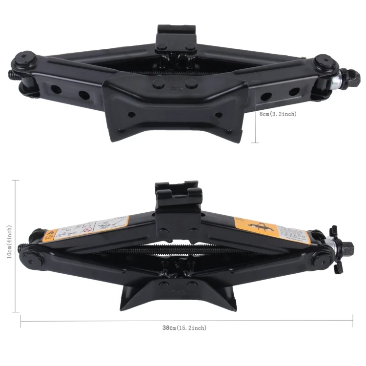 CMS5919_2.webp Upright ST-103D Heavy Duty Stabilizer Scissor Jack with Handle Lift Levelers 2000 Pound (1 Ton) Capacity Each - 10 to 35 CM Range - Image 3