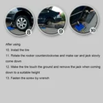 Upright ST-103D Heavy Duty Stabilizer Scissor Jack with Handle Lift Levelers 2000 Pound (1 Ton) Capacity Each - 10 to 35 CM Range - Image 9