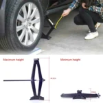 Upright ST-112C Heavy Duty Stabilizer Scissor Jack with Handle Lift Levelers 4000 Pound (2 Ton) Capacity Each - 9.8 to 44.2 CM Range - Image 7