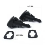 2 PCS Windshield Washer Wiper Jet Water Spray Nozzle 5113049AA for 2001-2013 Chrysler Jeep / dodge - Image 4