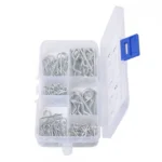100 PCS Heavy Duty Zinc Plated Cotter R Tractor Clip Pin for Car / Boat / Garages - Image 4