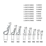 100 PCS Heavy Duty Zinc Plated Cotter R Tractor Clip Pin for Car / Boat / Garages - Image 6