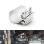 2.25 inch Car Turbo Exhaust Downpipe Stainless Steel Lap Joint Band Clamp - Image 5