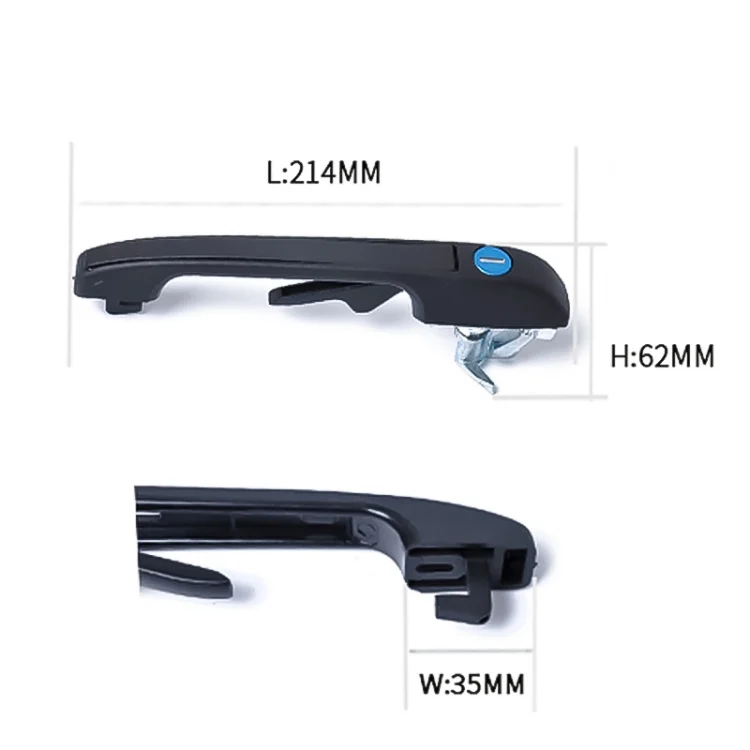 CMS6170_4.webp A0171 Front Door Left 191837206A and Right 193839205A Handle for Volkswagen Golf - Image 5
