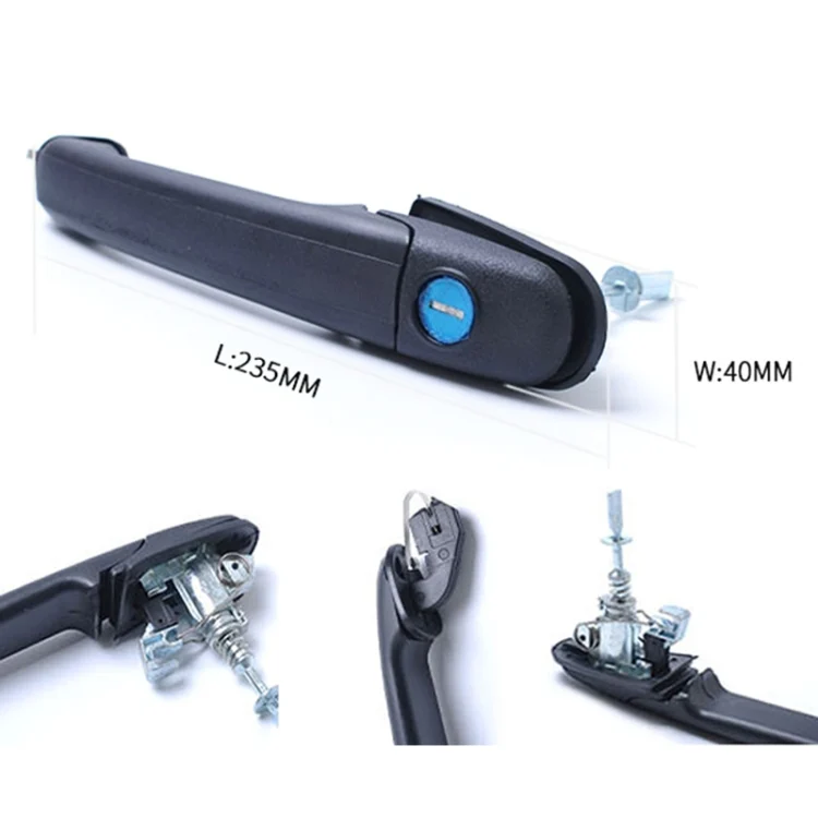 CMS6181_4.webp Car Front Door handle 6N0837207C, 66N0837207D + 2 Keys for Volkswagen Polo 1994-2001 / Sharan 1995-2010 / Ford Galaxy 1995-2015 / Seat Alhambra 1996-2010 - Image 5