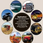 DC 8-32V 36W 3000LM 6500K Waterproof Vehicle Car Boat Marine External Work Lights Emergency Lights 60 Degrees Adjustable Flood Light LED Car Bulbs with 12 Intense CREE LED Lights - Image 9