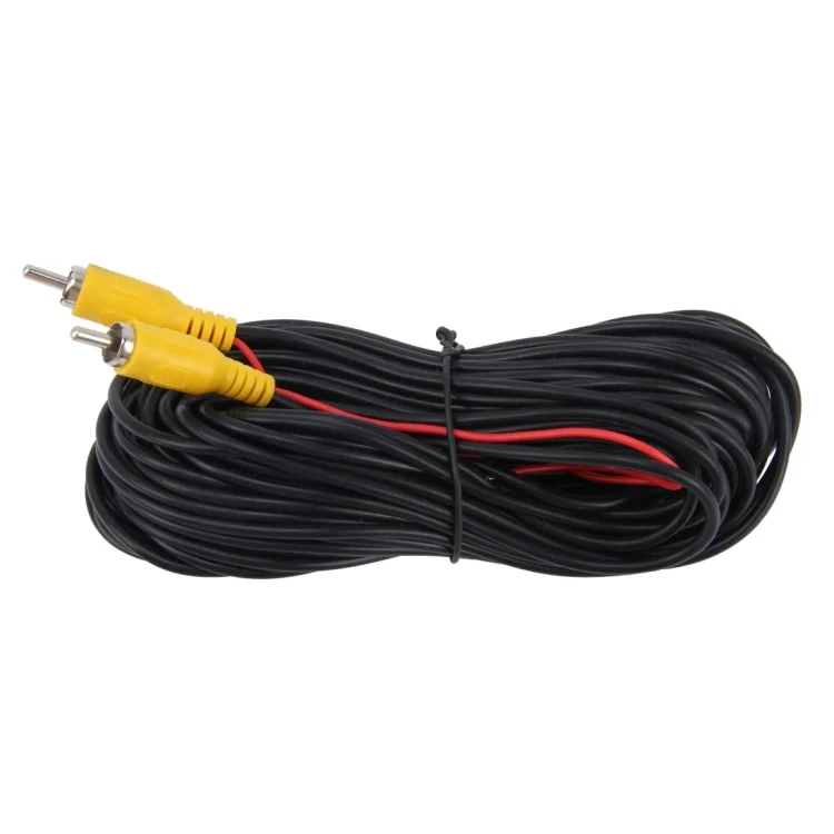 CMS6376.webp Car Reverse Rear View Parking Camera Video Cable With Detection Wire, Cable Length: 15m - Image 1