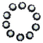 10 PCS 0.3W T6.5 Wedge Instrument Panel LED Light Dashboard Gauge Cluster Indicator Lamp Bulb - Image 2