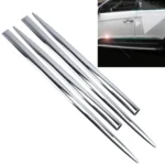 4 PCS Car Auto Door Side Edge Metal Anti-scratch Body Guard Protection Strip Sticker