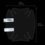 4 PCS Car Auto OPVC Door Bowl Handle Anti-scratch Protective Film for Nissan - Image 3