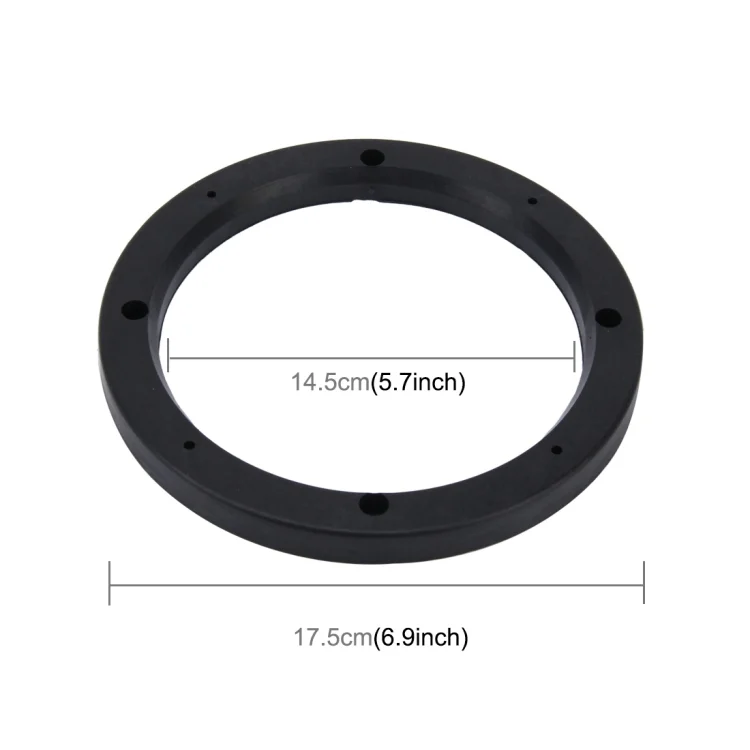 CMS6426_3.webp 2 PCS 6.5 inch Car Auto ABS Loudspeaker Base Protection Hollow Cover Holder Mat, Inner Diameter: 14.5cm - Image 4