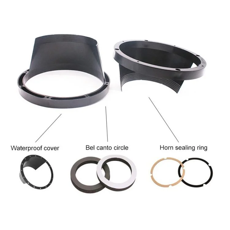 CMS6427B_4.webp 2 PCS 6.5 inch Car Auto Loudspeaker Plastic Waterproof Cover with Protective Cushion Pad, Inner Diameter: 14.5cm - Image 5