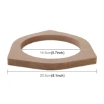 2 PCS Car Auto Wood Loudspeaker Base Protection Cover Holder Mat for Toyota - Image 4