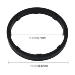 2 PCS 6.5 inch Car Auto ABS Loudspeaker Base Protection Solid Cover Holder Mat, Inner Diameter: 14.5cm - Image 4