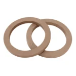 2 PCS Car Auto Universal Wood Loudspeaker Base Protection Cover Holder Mat, Inner Diameter: 14.5cm - Image 2