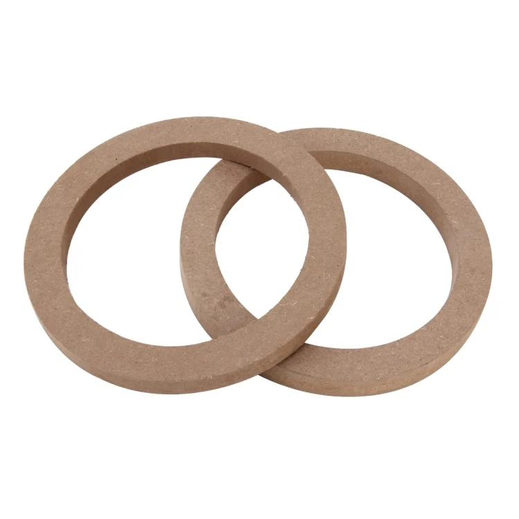 CMS6430_1.webp 2 PCS Car Auto Universal Wood Loudspeaker Base Protection Cover Holder Mat, Inner Diameter: 14.5cm - Image 2