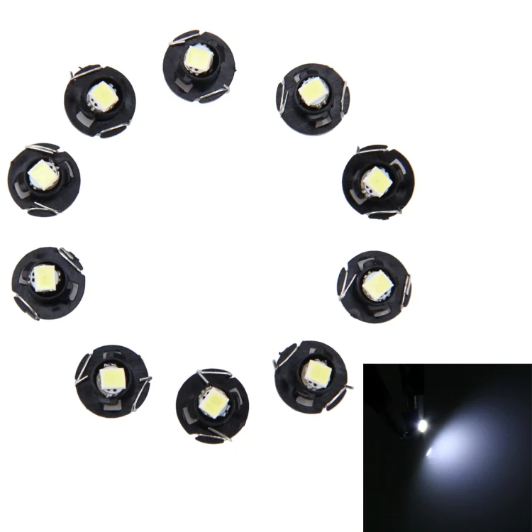 CMS6436WL.webp 10 PCS 0.5W T4.2 Wedge Instrument Panel LED Light Dashboard Gauge Cluster Indicator Lamp Bulb - Image 1