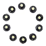 10 PCS 0.5W T4.2 Wedge Instrument Panel LED Light Dashboard Gauge Cluster Indicator Lamp Bulb - Image 2