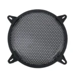 8 inch Car Auto Metal Mesh Black Round Hole Subwoofer Loudspeaker Protective Cover Mask Kit with Fixed Holder - Image 2
