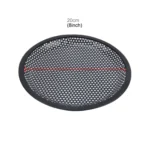 8 inch Car Auto Metal Mesh Black Round Hole Subwoofer Loudspeaker Protective Cover Mask Kit with Fixed Holder - Image 3