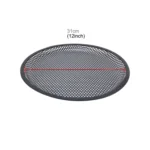 12 inch Car Auto Metal Mesh Black Round Hole Subwoofer Loudspeaker Protective Cover Mask Kit with Fixed Holder - Image 3