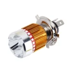 H4 9W 900 LM 6000K Static + Strobe Light Motorcycle Headlight Lamp with 3 COB White Light Lamps and Red Light+Pink Light+Blue Light LED Lamps, DC 12V - Image 2