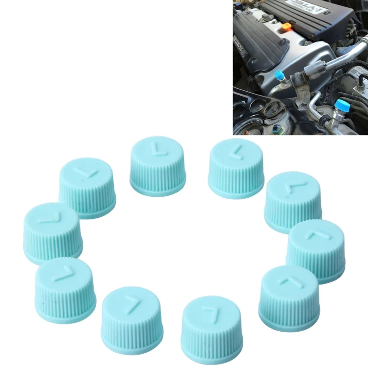 CMS6491.webp 100 PCS Car Auto Universal Dustproof Air Condition Low Pressure Protective Valve Cap Cover - Image 1