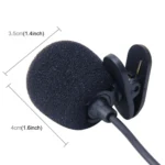 Car Audio Microphone 3.5mm Jack TS Plug Mono Mic Mini Wired External Clip Microphone Player for Auto DVD Radio, Cable Length: 2.0m - Image 5