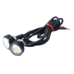 2 PCS 2W Car Auto Eagle Eyes Fog Light Turn Light with 12 SMD-4014 LED Lamps, DC 12V Cable Length: 55cm - Image 5