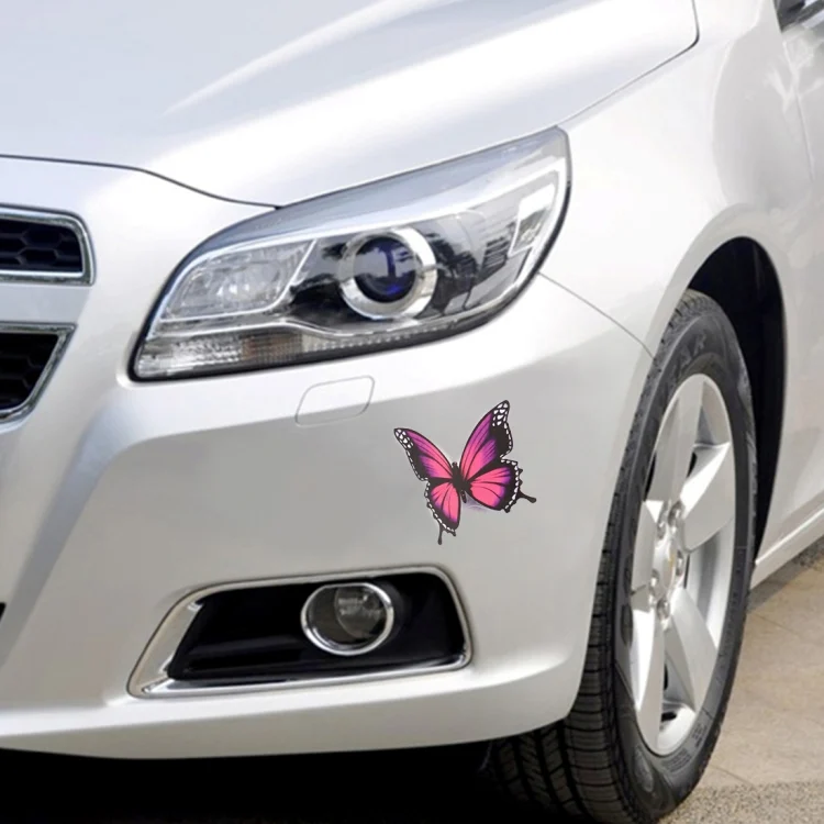 CMS6634B_5.webp 7 PCS Butterfly Shape Plastic Car Free Sticker - Image 6