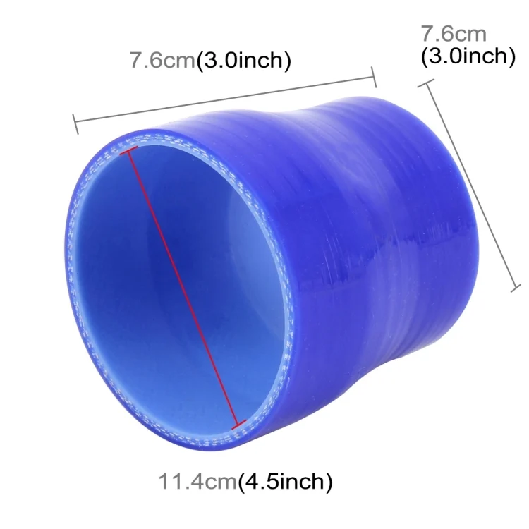 CMS666523_5.webp Universal Car Air Filter Diameter Intake Tube Constant Straight Tube Hose Diameter Variable Hose Connector Silicone Intake Connection Tube Turbocharger Silicone Tube Rubber Silicone Tube, Inner Diameter: 76-114mm - Image 6