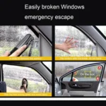 9 in 1 Digital Tire Pressure Gauge Multi-function Safety Hammer with Swiss Style Army Knife, Flashlight and Red Safety Light, Outdoor Tool Kit - Image 11