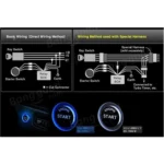 One-button Start Starter Switch with Illumination Engine Start Pivot Illumination Starter with Lighting - Image 7