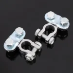 2 PCS Positive and Negative Car U Shape Metal Battery Connectors Terminals Clamps Clips, S Size, Inner Diameter: 12mm - Image 2