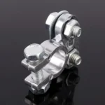 2 PCS Positive and Negative Car U Shape Metal Battery Connectors Terminals Clamps Clips, S Size, Inner Diameter: 12mm - Image 4