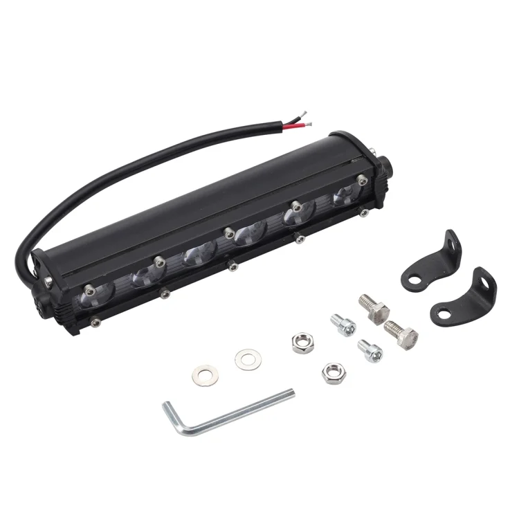 CMS6956_2.webp 2 PCS 8 inch 18W 6000K IP67 1800ML Car Boat Marine Work Lights Spotlight LED Bulbs, DC 9-30V - Image 3