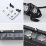 2 PCS 8 inch 18W 6000K IP67 1800ML Car Boat Marine Work Lights Spotlight LED Bulbs, DC 9-30V - Image 4