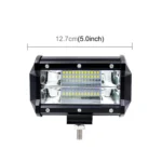 5 inch 18W 24 LED Waterproof IP67 Two Bar Modified Off-road Lights Spotlight Light Car Work Lights, DC 9-48V - Image 6