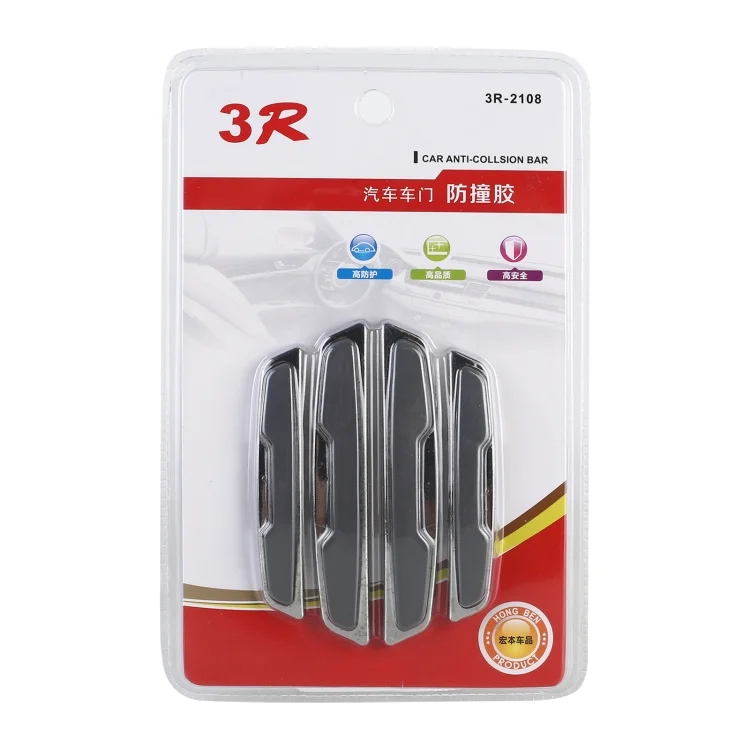 CMS7038H_4.webp 4 PCS Car Door Side Guard Anti Crash Strip Car Exterior Avoid Bumps Collsion Impact Protector Fashion Design Car Sticker - Image 5