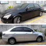 2 PCS 58cm Car Stickers Rubber Large Round Arc Strips Universal Fender Flares Wheel Eyebrow Decal Sticker Eyebrow Car-covers Black Striped Round Arc Strips - Image 7