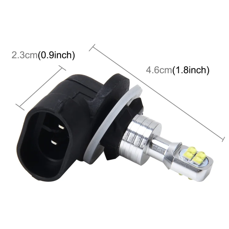 CMS7075WL_4.webp 2pcs 881 40W 800 LM 6000K 8 CREE LEDs Car Fog Light, DC 12V - Image 5