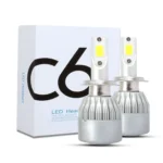 2 PCS H7 18W 1800 LM 8000K IP68 Casnbus Constant Current Car LED Headlight with 2 COB Lamps, DC 9-36V - Image 4
