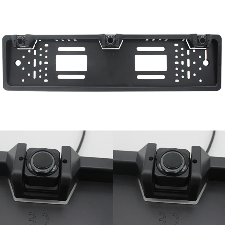 CMS7147_3.webp PZ300L Europe Car License Plate Frame Parking Sensors Reversing Radar with 3 Radar Detector - Image 4
