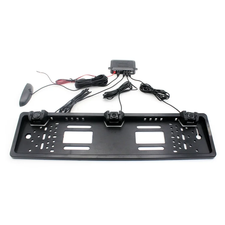 CMS7147_4.webp PZ300L Europe Car License Plate Frame Parking Sensors Reversing Radar with 3 Radar Detector - Image 5