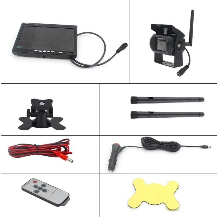 CMS7150_6.webp PZ-607-W1-A Wireless Single Cameras Rear View Camera Infrared Night Vision Rear View Parking Reversing System - Image 7
