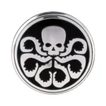4 PCS Car-Styling Skull Pattern Wheel Hub Decorative Sticker, Diameter: 5.8cm - Image 2
