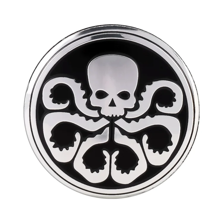 CMS7156_1.webp 4 PCS Car-Styling Skull Pattern Wheel Hub Decorative Sticker, Diameter: 5.8cm - Image 2