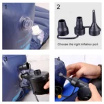 CZ-191 DC12V 40W Portable Mini Electric Air Pump Tire Inflator Car Tire Pump Inflatable Pump - Image 6