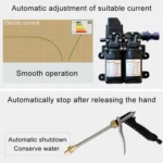 DC 12V Portable Double Pump High Pressure Outdoor Car Cigarette Lighter Washing Machine Vehicle Washing Tools - Image 5